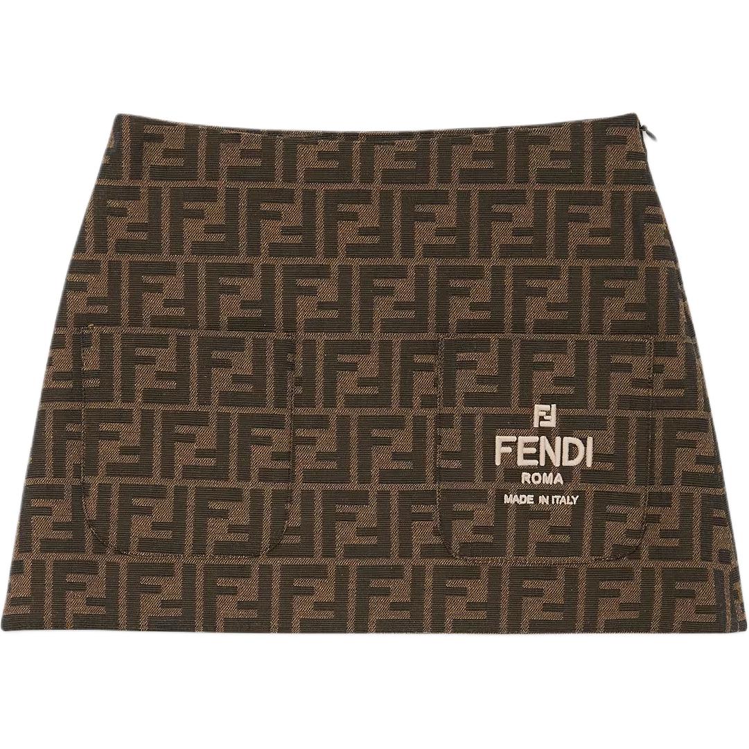 

Детская юбка FENDI, коричневый