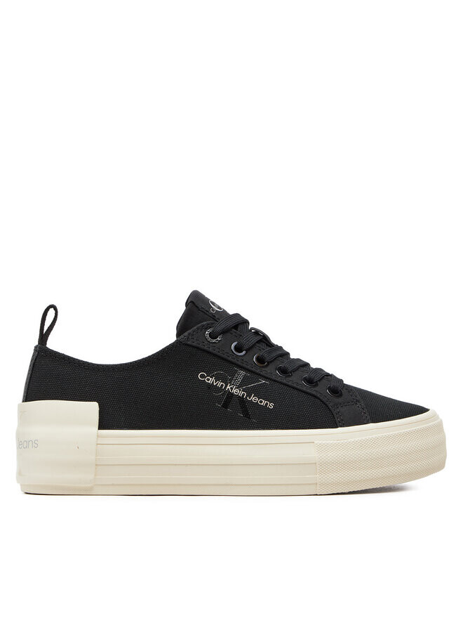 

Кеды Calvin Klein Jeans Zapatillas de tenis Bold Vulc Flatf Low Lace Mix Mtl, черный