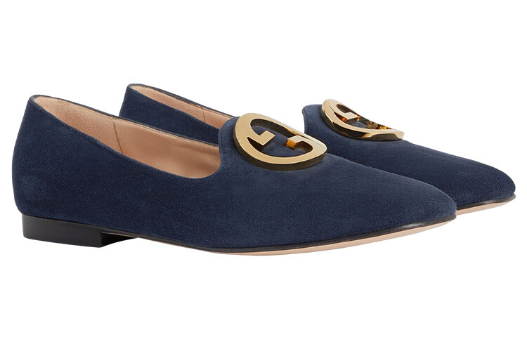 Туфли женские Gucci, синий — фото 2