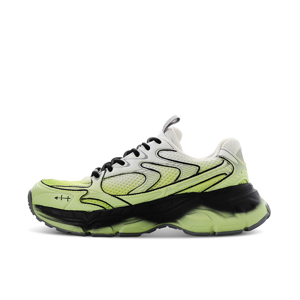 

Кроссовки унисекс с низким верхом Cloud White/Core Black/Green Spark Kappa