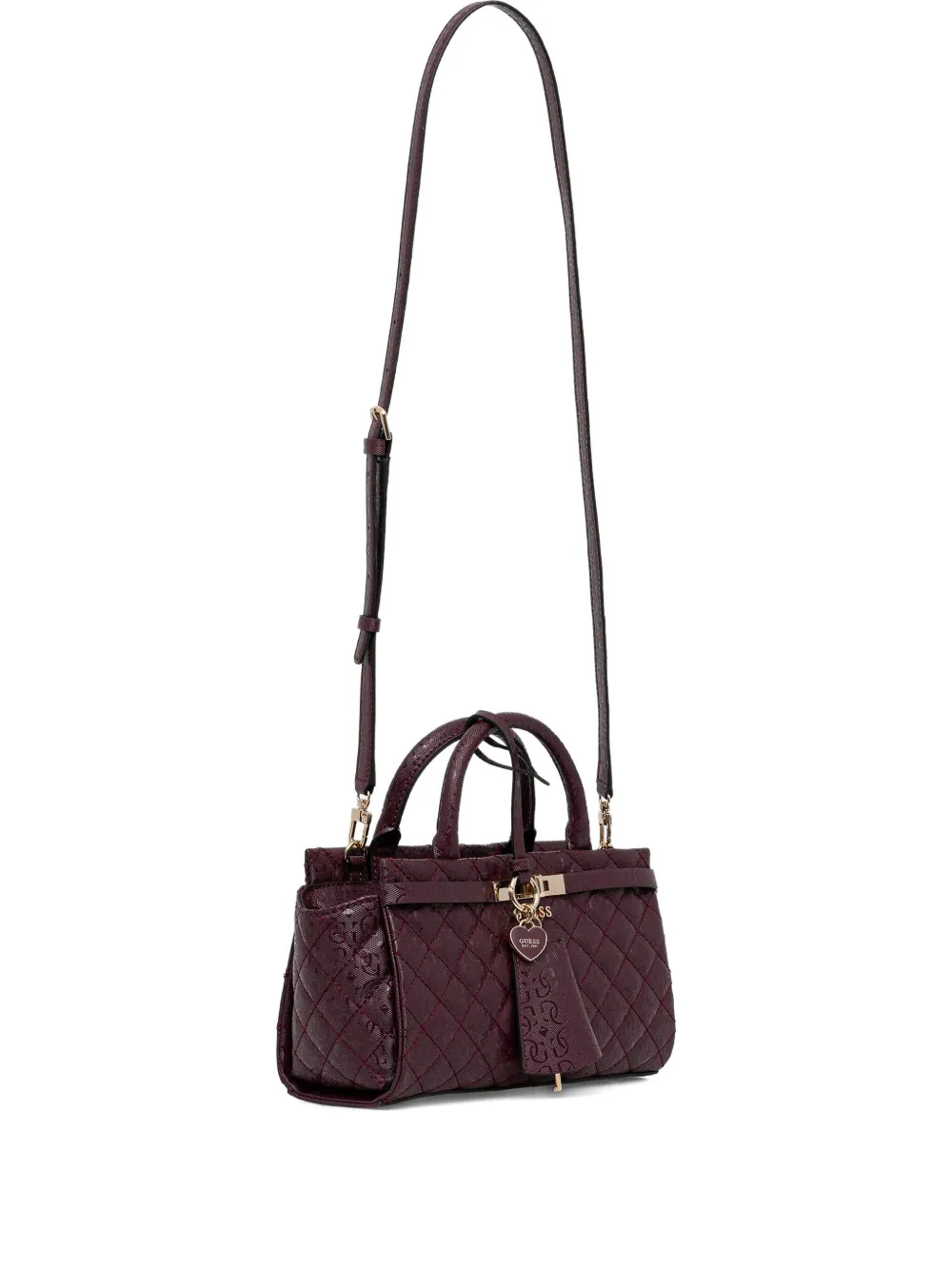 

Стёганая сумка-тоут Idra Guess Usa, фиолетовый