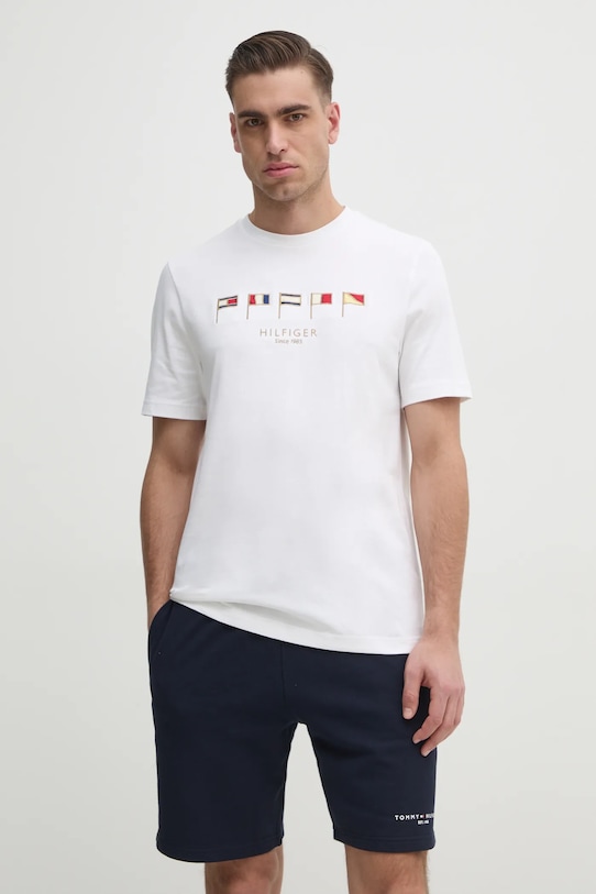 

Хлопковая футболка Tommy Hilfiger, белый