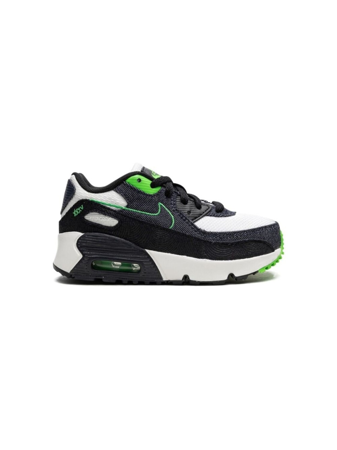 

Nike Kids кроссовки Air Max 90 Scream Green, черный
