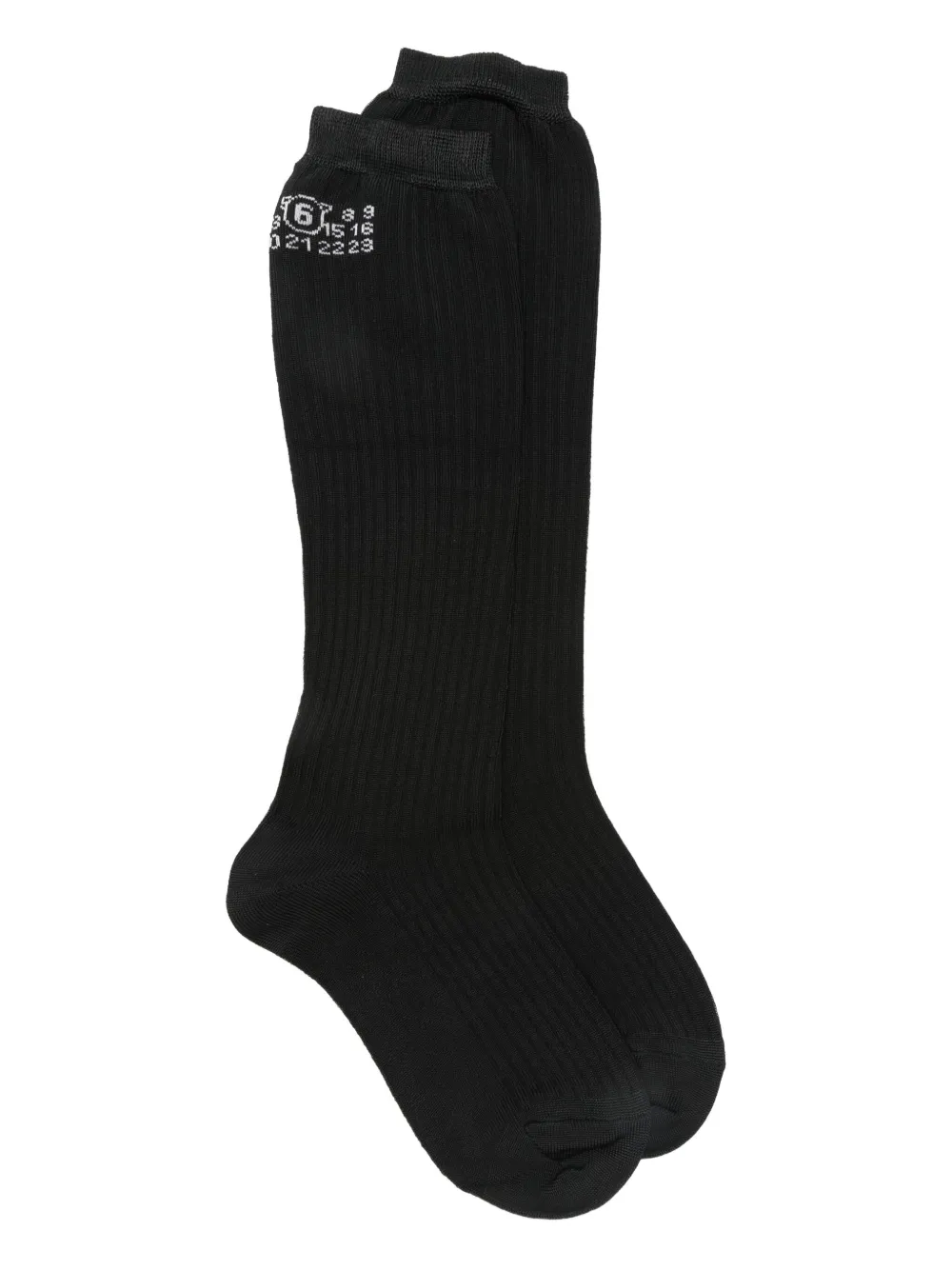 

Носки с логотипом MM6 Maison Margiela, черный