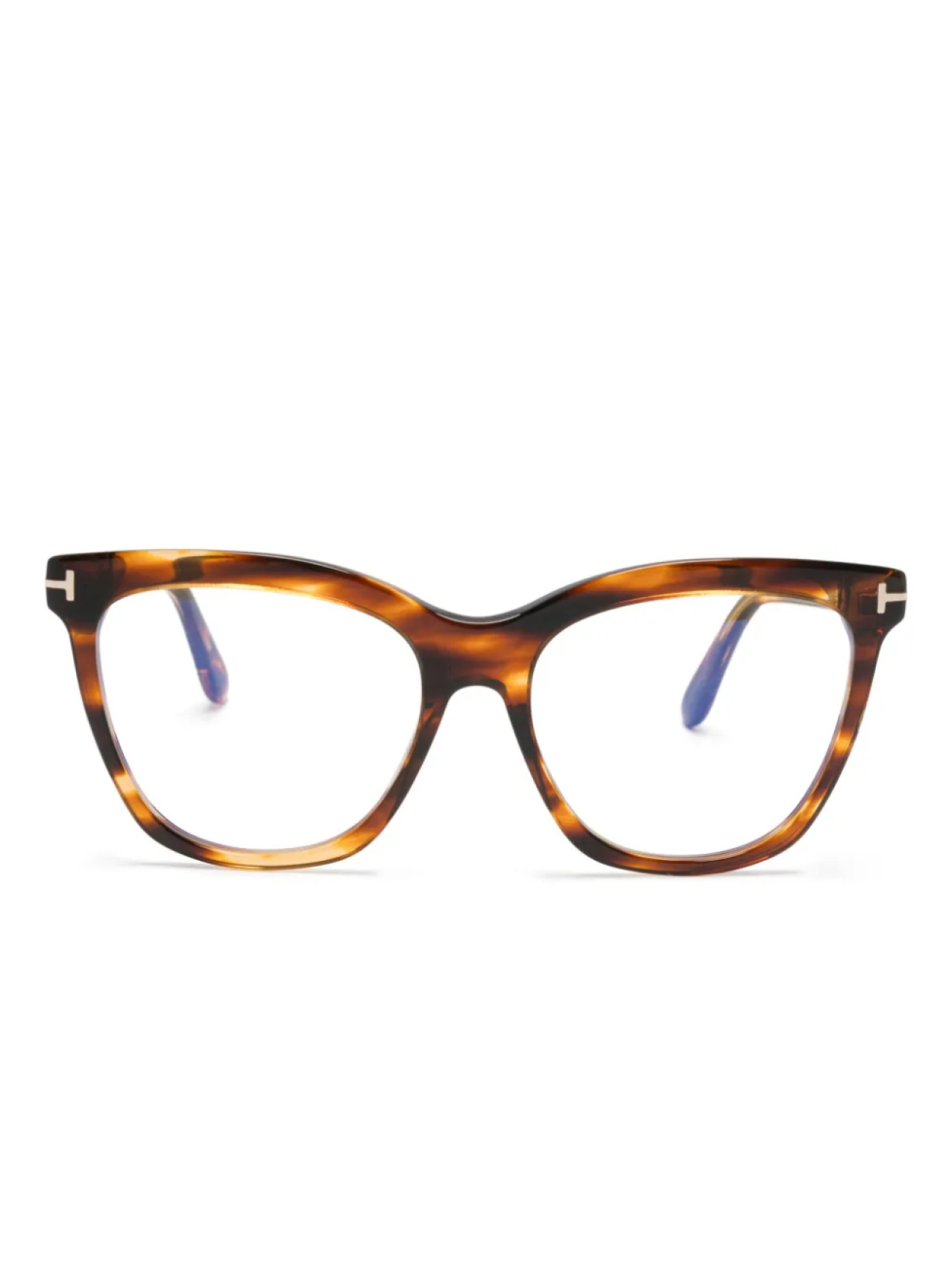 

TOM FORD Eyewear очки в оправе 'кошачий глаз', коричневый