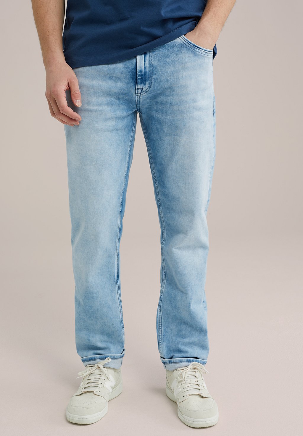 

Джинсы прямого покроя RIDGE WE Fashion, светло-голубой