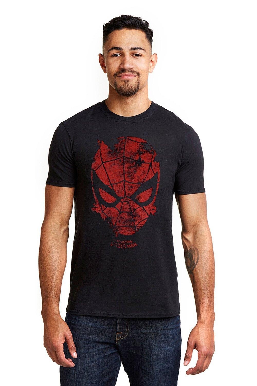 

Хлопковая футболка Webhead Marvel, черный
