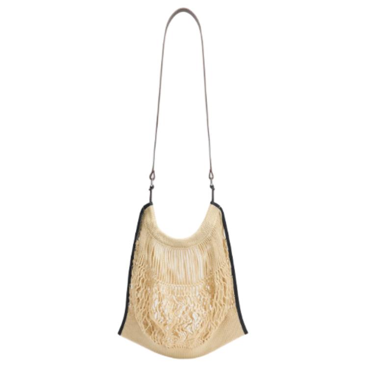 

Нейлоновая сумка-шоппер, шопинговая сумка, большая кросс-боди сумка для женщин светло- и черный Lemaire, Set (Bag+Dust Bag)