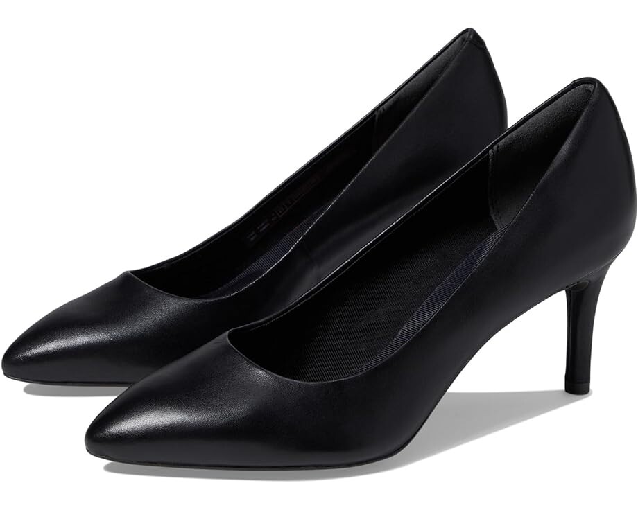 

Туфли Rockport Total Motion 75mm Pointy Toe Pump, цвет Black Smooth Leather