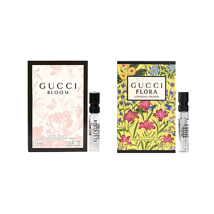 

Флора Eau De Toilette пробный набор Eau De Toilette пот-пурри аккорд 1,5 мл*2 GUCCI