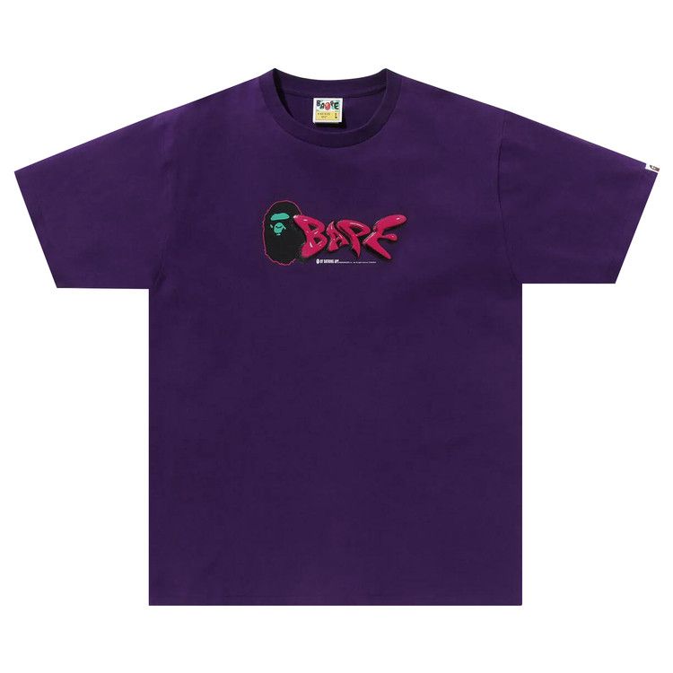 

Футболка BAPE 3D Art Bape Logo Tee, Purple