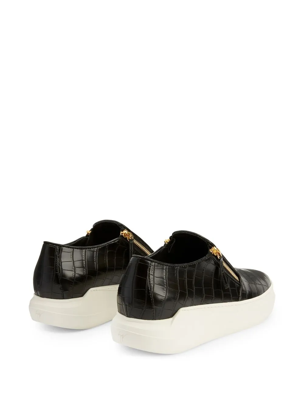 Кеды Conley с молниями Giuseppe Zanotti, черный — фото 3