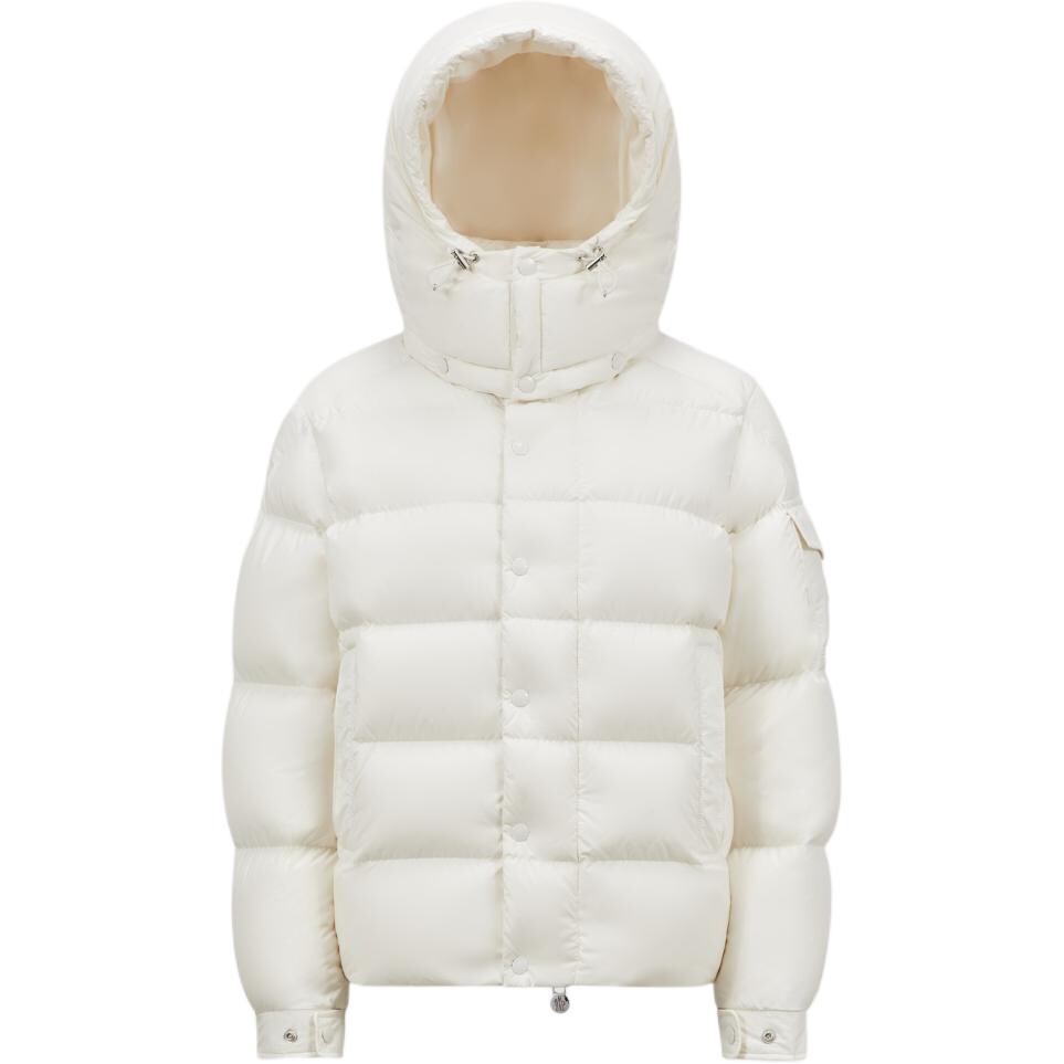 

Пуховик женский белый Moncler