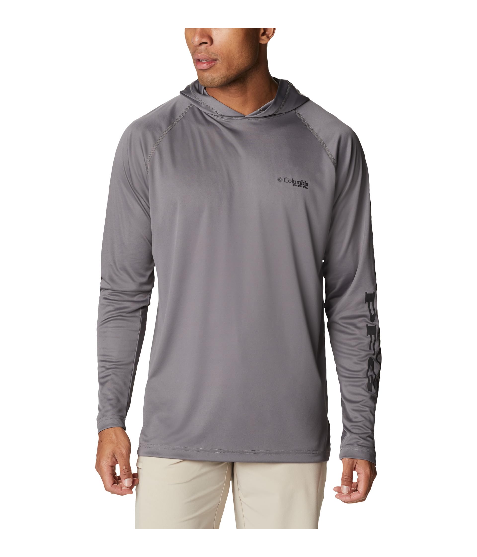 

Худи Columbia Terminal Tackle Hoodie, City Grey/Black Logo