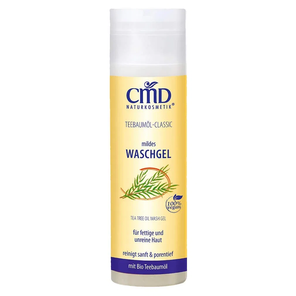 Гель для умывания Cmd Naturkosmetik — Очищающий гель для лица с маслом чайного дерева от, 200 мл