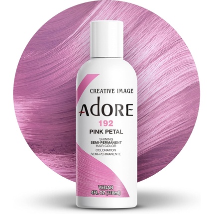 

Сияющая полуперманентная краска для волос 192 Розовый лепесток 118 мл Adore