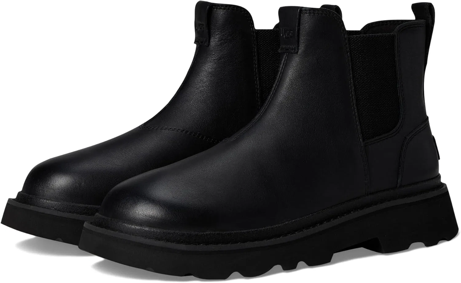 Мужские кожаные ботинки UGG Chelsea Lug, Black