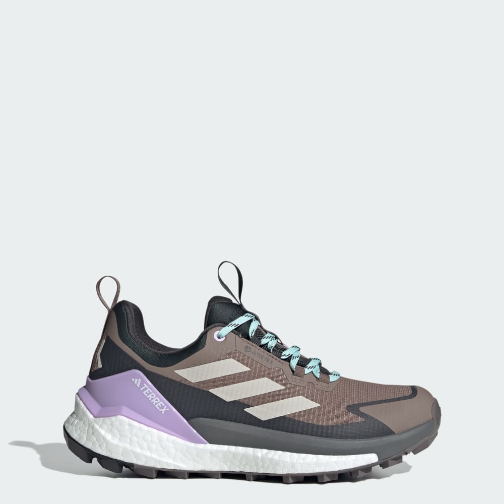 Кроссовки Adidas Terrex Free Hiker 2.0 Low Gore-Tex Hiking Shoes, цвет Trace Brown/Beige/Carbon