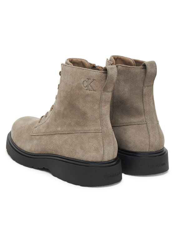 Туфли на шнуровке Combat Ess Lace Up Zip Boot Su YM0YM01371 Calvin Klein, серый — фото 3