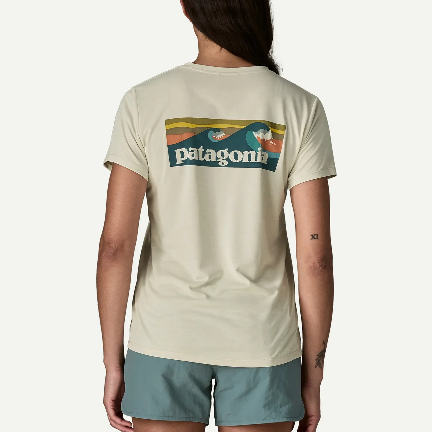 Футболка Capilene Quick Dry женская Patagonia, Power White/DYWH — фото 4