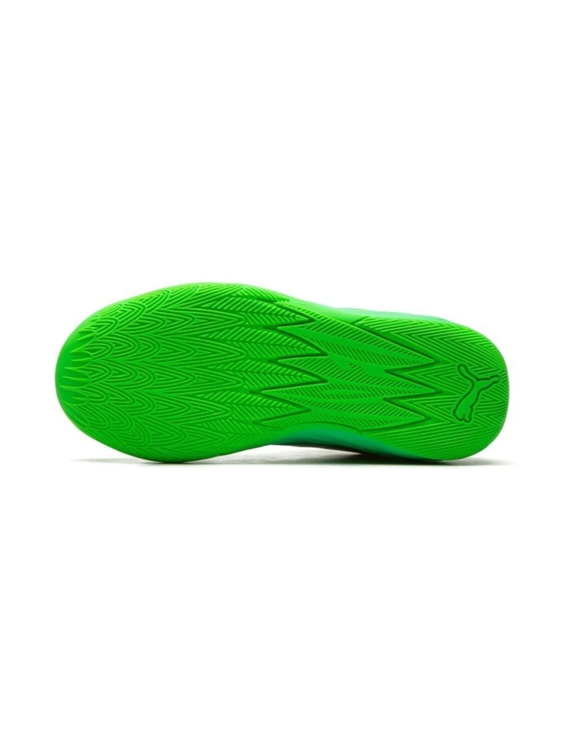Puma Kids кроссовки Slime MB.02 из коллаборации с Nickelodeon, зеленый — фото 4