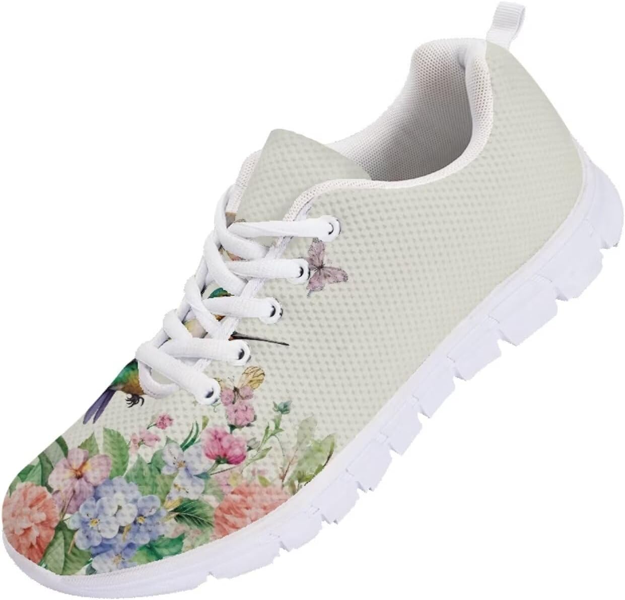 

Мужские кроссовки Funnydude Funny Print для бега, легкие, дышащие, с сеткой, удобные спортивные обувь, Hummingbird