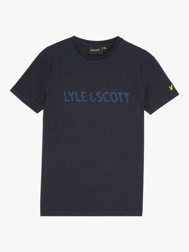 

Детская футболка с принтом Lyle & Scott, Navy