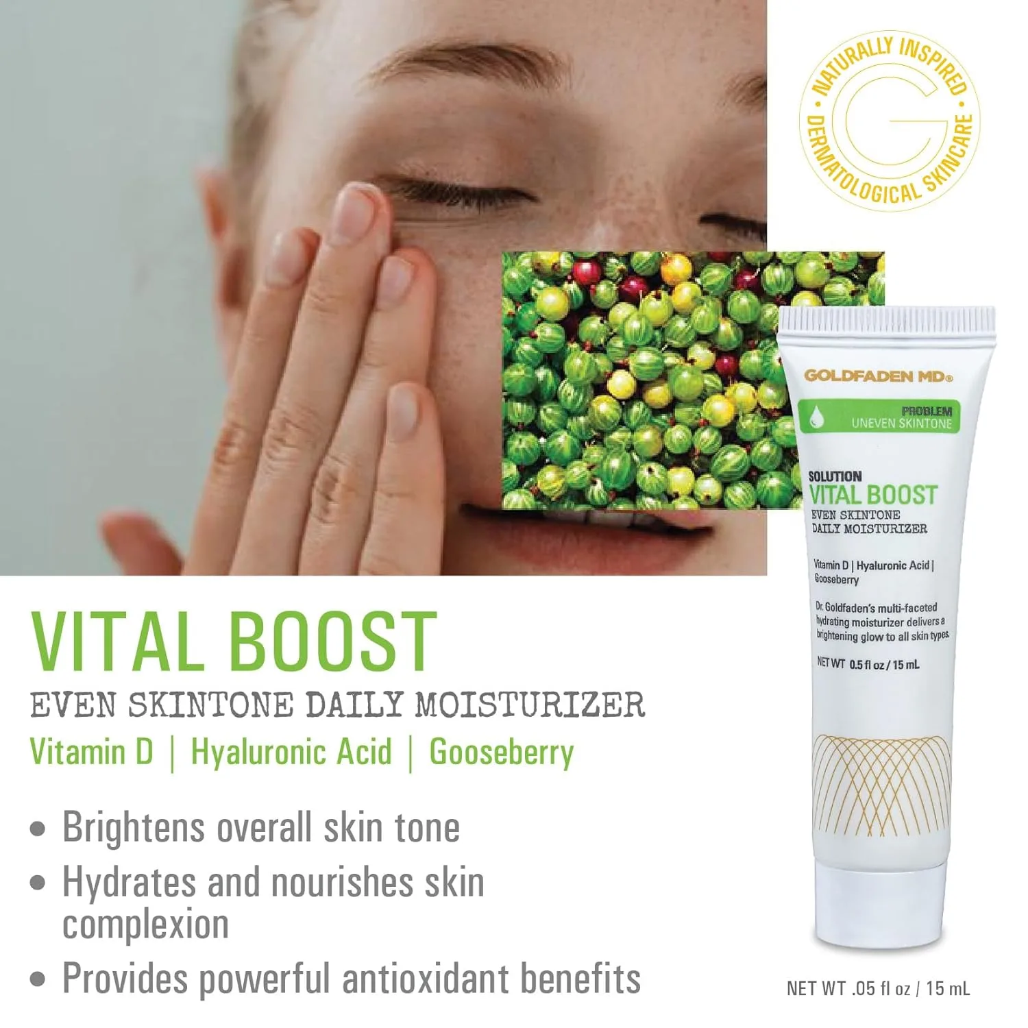 Стартовый набор Goldfaden MD Radiance-Boosting - преобразите свою кожу с помощью осветляющих средств по уходу. 4 шт., White — фото 4
