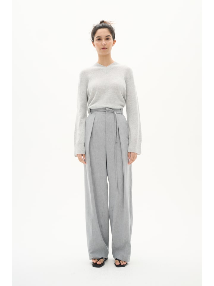 

Брюки классического кроя YanIW в цвете Гранитный меланж InWear