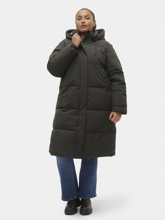 

Пуховик стандартного кроя Vero Moda Curve, зеленый