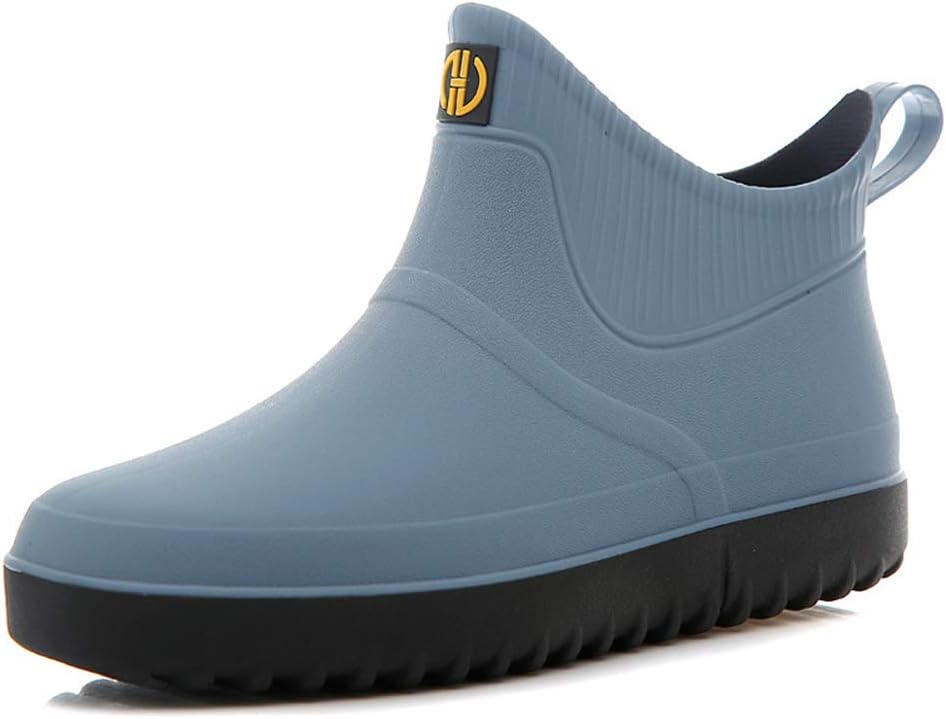 

Мужские водонепроницаемые резиновые сапоги Rojeam, садовая обувь, обувь от дождя, синий