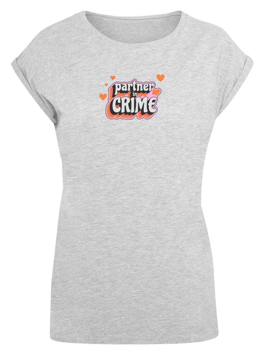 

Рубашка F4NT4STIC Partner In Crime Valentinstag, пятнистый серый
