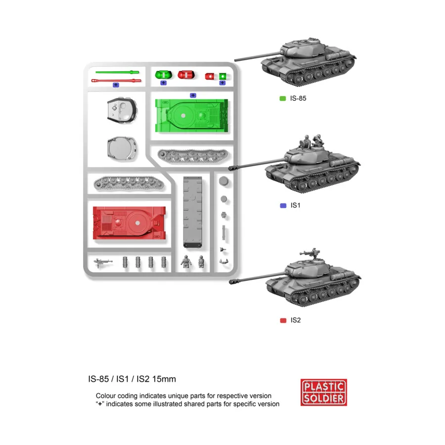 

Танк ИС2, WWII Miniatures - Russia (15mm)