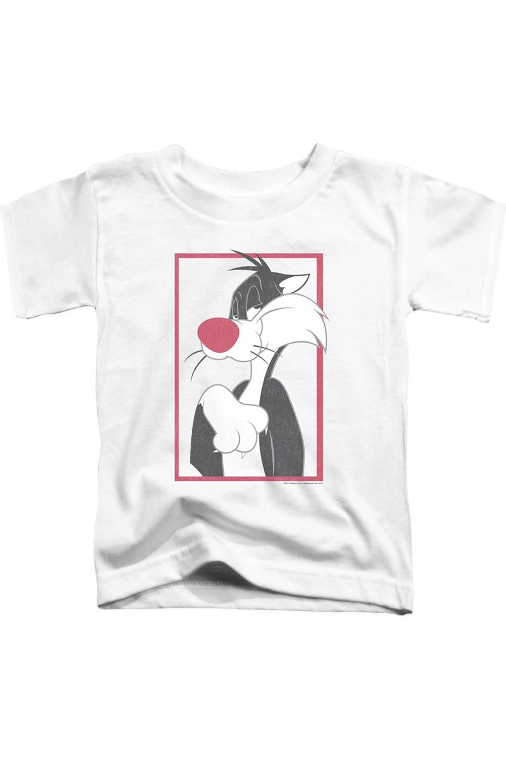 

Футболка с коротким рукавом Looney Tunes Sylvester для детей Gildan, белый