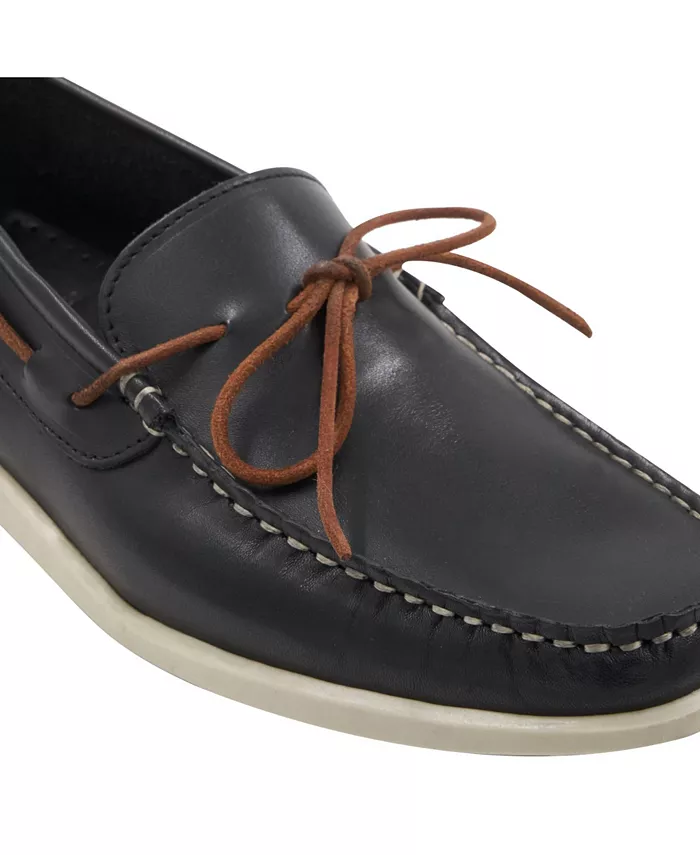 Мужские лодочные туфли Starboard Moc Toe M Line By Bruno Magli, черный — фото 4