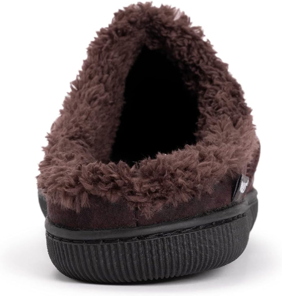 Мужские сабо MUK LUKS из искусственной замши, коричневый — фото 4