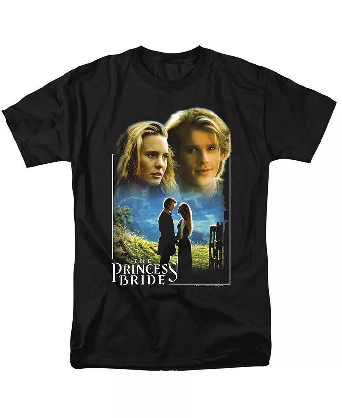

Мужская футболка Buttercup & Westley с коротким рукавом для взрослых Princess Bride, черный
