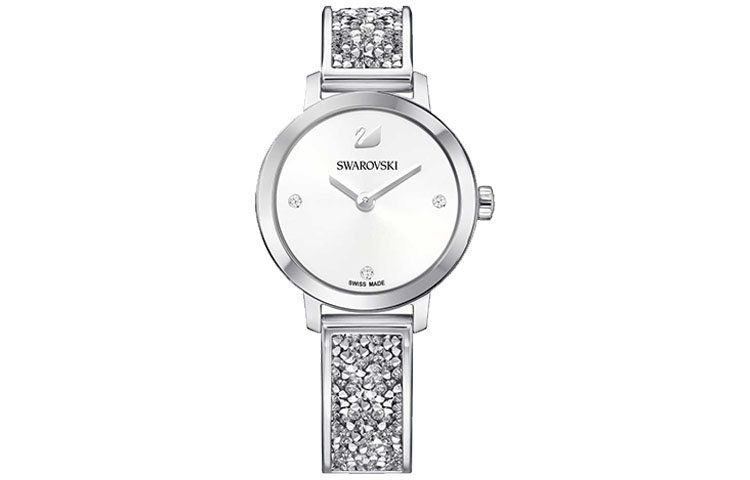 

Swarovski Часы Collection Wrist Watch Quartz Movement Stainless Steel Strap 29mm White Dial Women's Watch 5376080, White Dial