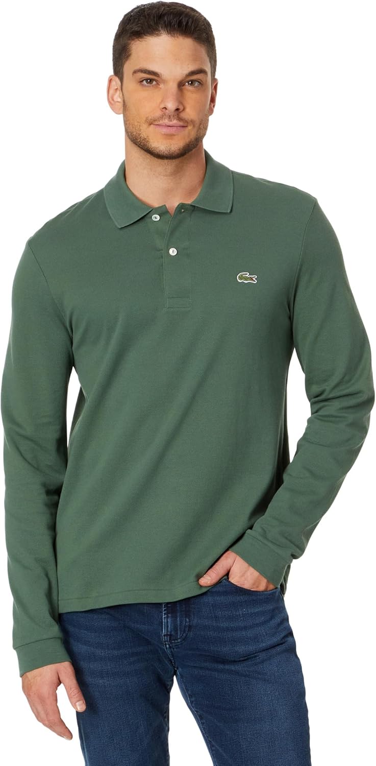 

Классическая поло Lacoste с длинным рукавом, Sequoia