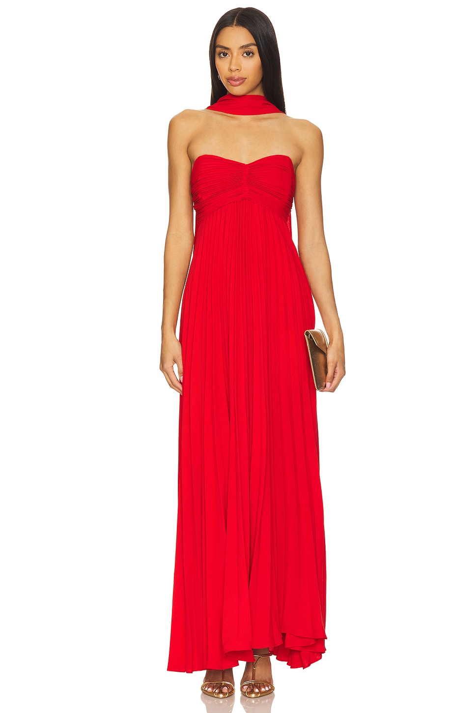 

Длинное платье Daphine Delfi, red