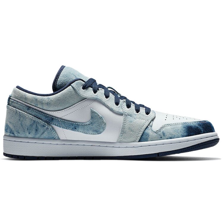 Баскетбольные кроссовки Air 1 Vintage Men Low-Touch Blue/White Jordan — фото 2