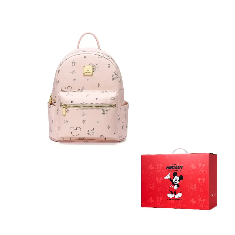 

Disney Микки Синтетическая кожа Рюкзак Женский Розовый Экрю, Pink