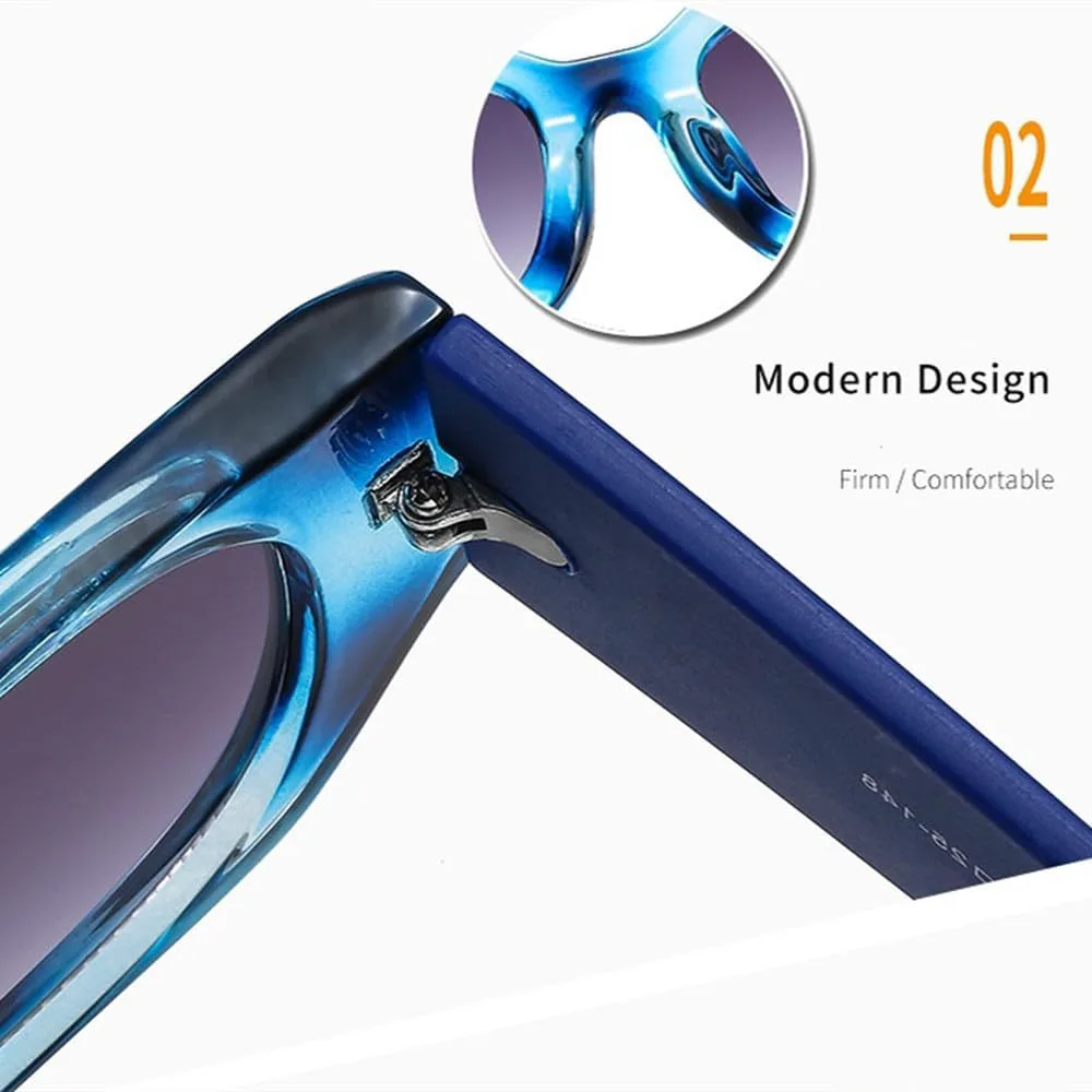 

Солнцезащитные очки в стиле ретро с широкими дужками для женщин, защита от УФ-излучения UV400, модные солнцезащитные очки для мужчин TVTBBVV, Yellow Leopard