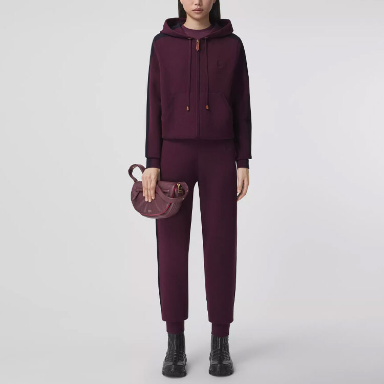 Штаны спортивные Burberry, женские, темно-коричневый — фото 3