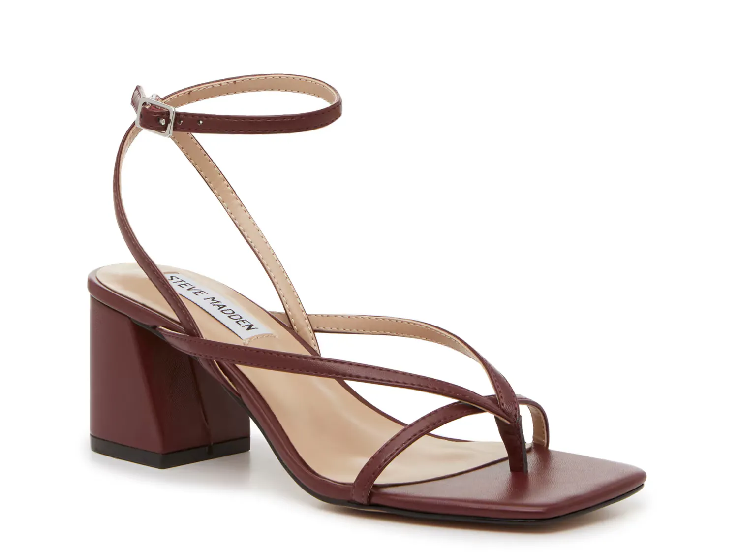 

Сандалии Ansel Sandal Steve Madden, цвет wine