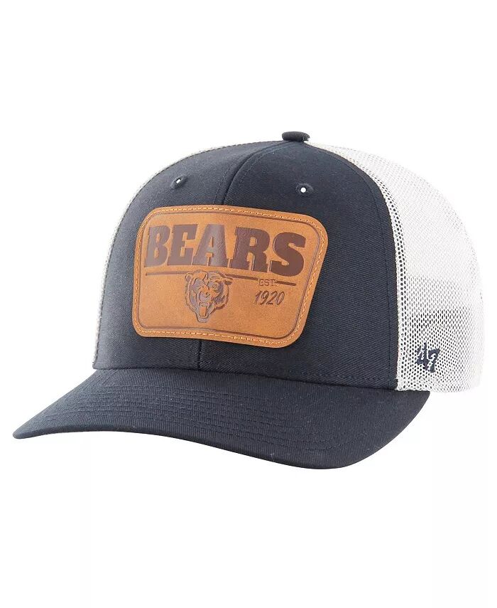 

Мужская темно-синяя/белая бейсболка Chicago Bears Thrash Trophy Flex '47 Brand