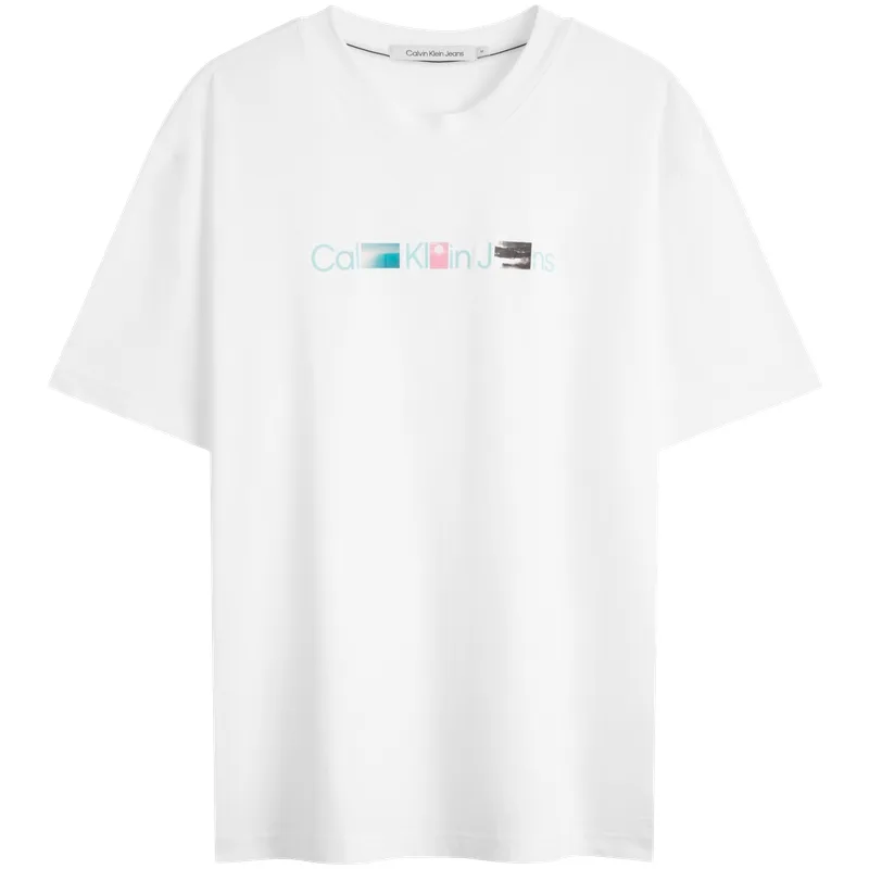 Футболка мужская SS24 Calvin Klein, YAF-Moon White