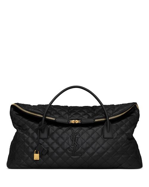 

Дорожная сумка Es Giant из стеганой кожи Saint Laurent, цвет Black