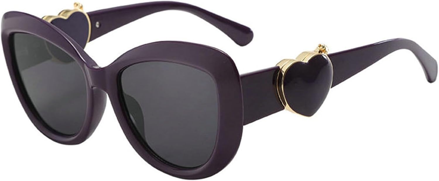 

Хелена Милые большие квадратные солнцезащитные очки для женщин в толстой оправе, овальные солнцезащитные очки, стильные ретро-очки для активного отдыха в форме сердца helena, C3