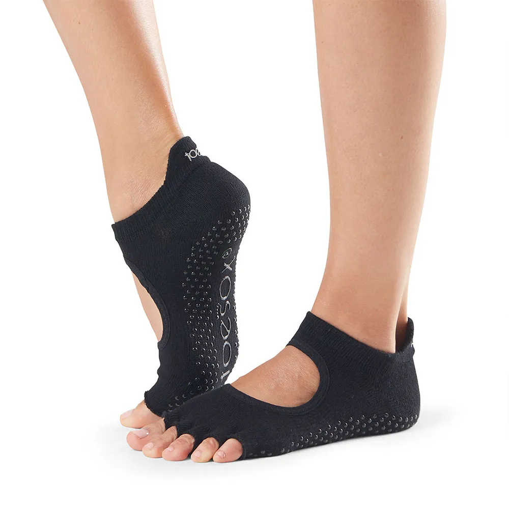 

Носки Toesox Grip Heel&Toe Bellarina short, черный